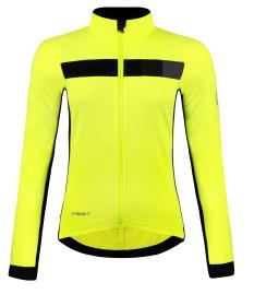 Force FROST LADY fluo-černá dámská softshell cyklobunda Force FROST LADY fluo-černá dámská softshell cyklobunda