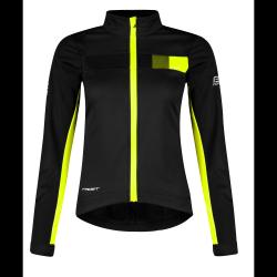 Force FROST černo-fluo dámská softshell cyklobunda Force FROST černo-fluo dámská softshell cyklobunda