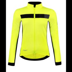Force FROST LADY fluo-černá dámská softshell cyklobunda Force FROST LADY fluo-černá dámská softshell cyklobunda