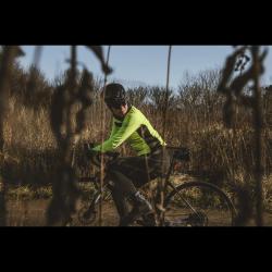 Force FROST LADY fluo-černá dámská softshell cyklobunda