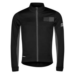 Force FROST černo-šedá pánská softshell cyklobunda