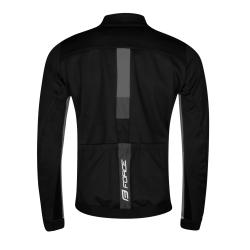 Force FROST černo-šedá pánská softshell cyklobunda