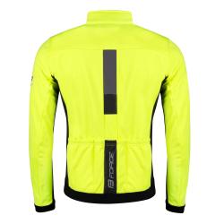 Force FROST fluo-černá pánská softshell cyklobunda