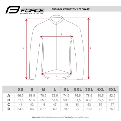 Force FROST fluo-černá pánská softshell cyklobunda