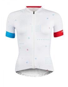 Force GAME bílý dámský cyklodres - kr. rukáv POUZE S (VÝPRODEJ) Force GAME bílý dámský cyklodres - kr. rukáv POUZE S (VÝPRODEJ)