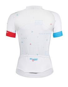 Force GAME bílý dámský cyklodres - kr. rukáv POUZE S (VÝPRODEJ)