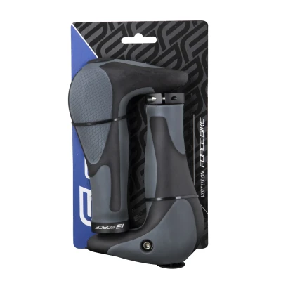 Force GEL s integrovanými rohy 113mm, černo-šedá madla