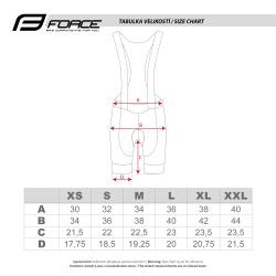 Force GEM LADY černo-modré dámské cyklokraťasy se šráky a vložkou