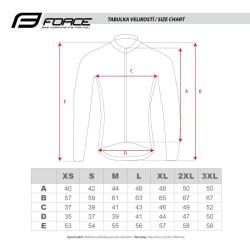 Force GOLD černý cyklodres - dlouhý rukáv + Force ACTION černé cyklokraťasy