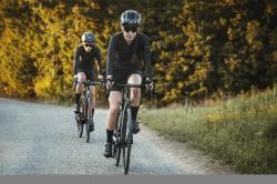 Force GOLD LADY černý dámský cyklodres - dlouhý rukáv POUZE S (VÝPRODEJ)