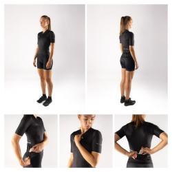 Force GOLD LADY černý dámský cyklodres - kr. rukáv POUZE M (VÝPRODEJ)