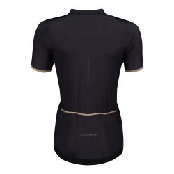 Force GOLD LADY černý dámský cyklodres - kr. rukáv
