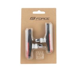Force Gumičky bŕzd F jednorazové, čierne-červené 70mm balené