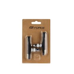 Force Gumičky brzd F jednorázové, črn-šedé balené 70mm