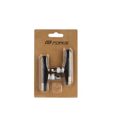 Force Gumičky brzd F jednorázové, črn-šedé balené 70mm