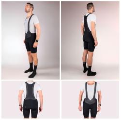 Force JOURNEY černé kraťasy se šráky a vložkou