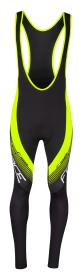 Force F58 černé-fluo cyklokalhoty se šráky a vložkou Force F58 černé-fluo cyklokalhoty se šráky a vložkou