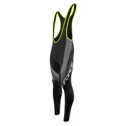 Force F58 čierno-sivé cyklo nohavice s nohavicami a vložkou