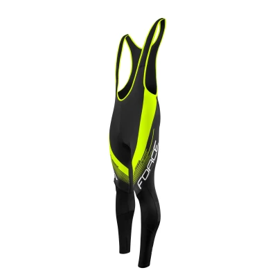 Force F58 černo-fluo cyklokalhoty se šráky bez vložky