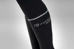 Force MAZE černé cyklokalhoty do pasu s vložkou