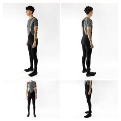 Force SPRING čierne pánske cyklonohavice s návlekmi a vložkou