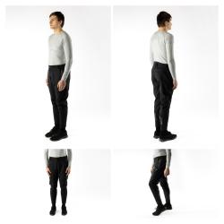 Force STORY volné černé cyklokalhoty