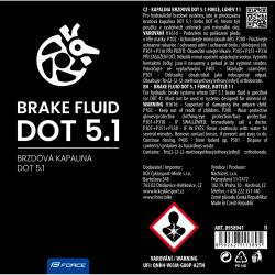 Force Kapalina brzdová DOT-5.1 Brake Fluid 1l