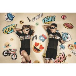 Force KID VICTORY růžové dětské cyklokraťasy s vložkou