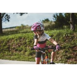 Force KID VICTORY růžové dětské cyklokraťasy s vložkou
