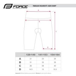 Force KID VICTORY růžové dětské cyklokraťasy s vložkou POUZE růžové 154-164 (VÝPRODEJ)