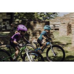 Force KID VICTORY čierne kraťasy so šrákmi a vložkou