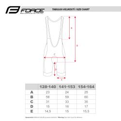 Force KID VICTORY čierne kraťasy so šrákmi a vložkou