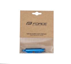 Force Klíč na vložky AV/FV ventilků, hliník, modrý
