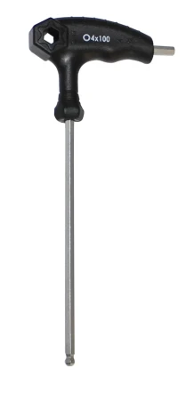 FORCE 4 mm šestihranný klíč s T rukojetí a kuličkou