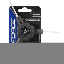 Force Kľúč Y imbus trojstranný 2/ 2,5/ 3 mm, čierny