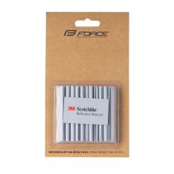 Force Klipy na špice Force, reflexní 7 cm stříbrné 36 ks