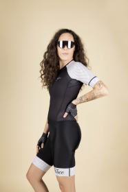 Force POINTS LADY černo-bílá kombinéza