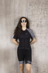 Force STREAM LADY černo-bílá dámská kombinéza