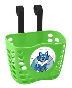 Force Košík na riadidlá detský, zelený