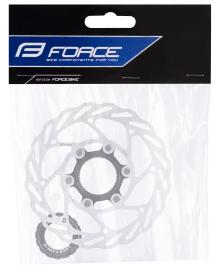 Force Kotouč brzdový 140 mm, CENTER LOCK, stříbrný