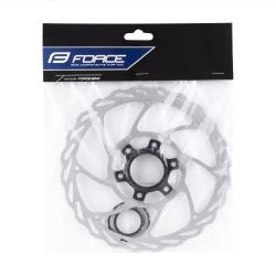 Force Kotouč brzdový 180 mm, CENTER LOCK, stříbrný
