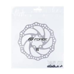 Force Kotouč brzdový -6 140 mm, 6 děr, stříbrný