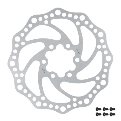 Force Kotouč brzdový -6 140 mm, 6 děr, stříbrný
