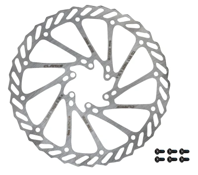 Force Clarks 180 mm stříbrný 6děrový brzdový kotouč