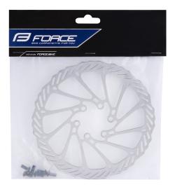 Force Kotouč brzdový Force-2 160 mm, 6 děr, stříbrný