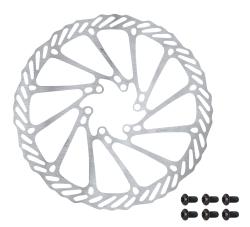 Force Brzdový kotúč Force-2 180 mm, 6 dier, strieborný