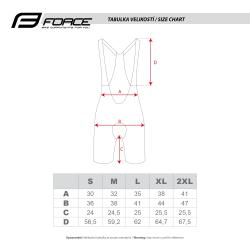 Force ACTION LADY černé cyklokraťasy se šráky a vložkou