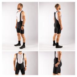 Force ACTION černé cyklokraťasy se šráky a vložkou