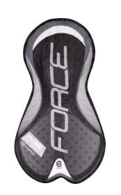 Force B30 čierno-fluo cyklistické kraťasy do pása s vložkou