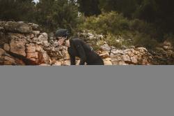 Force BRIGHT černé cyklokalhoty se šráky a vložkou